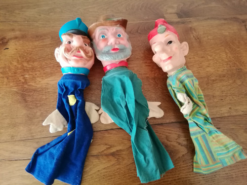 Vintage handpuppe kasperle - 3,