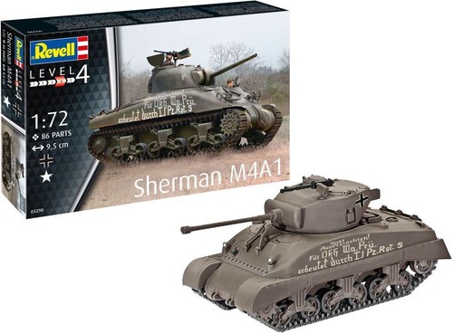 Revell sherman m4a1 - m4a1, maßstab