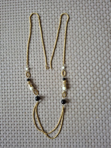 Halskette lang modeschmuck - halskette,