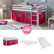 Hochbett 90x200 kinderbett - 90x200, mit