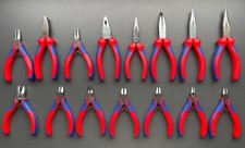 Knipex Seitenschneider Elektronik Greifzange Flachzange Flachrundzange Kombizang