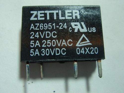 Relais 24v 1xein 5a 250v - 1x,