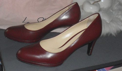 Bordeaux rote damenpumps von - bordeaux-rote,