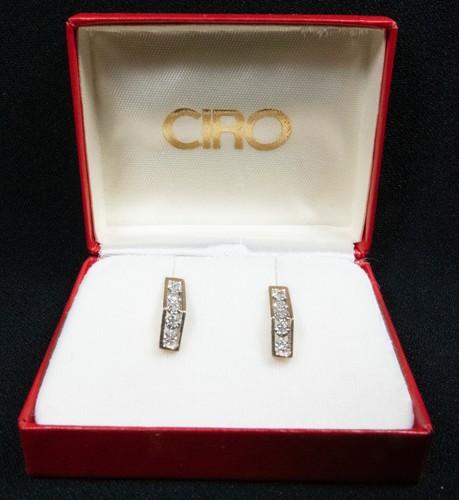 14k gelbgold diamant kanal - gelbgold,