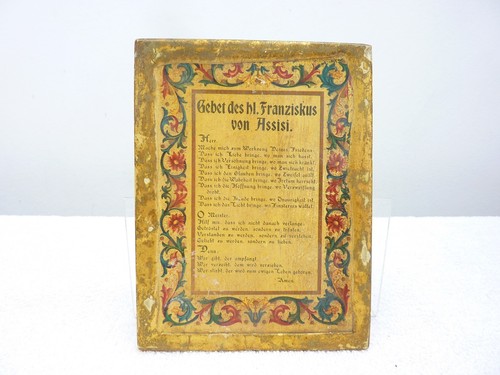 Antike gebetstafel franziskus - antike,