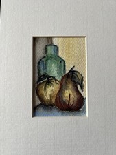 Aquarellgemälde Früchte