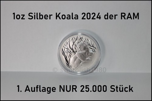 Silbermünze 1oz australien