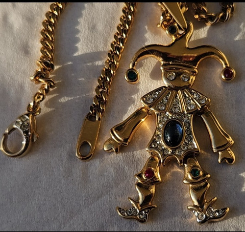 Vintage harlekin kette - harlekin,