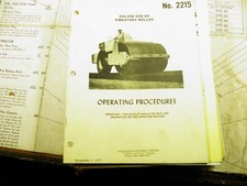 GALION VOS 84  VOS84 VIBRATORY