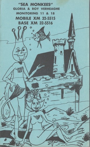 Radio qsl postcard - radio,