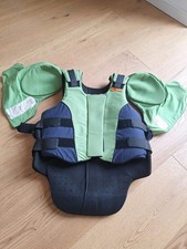 Airowear Sicherheitsweste Level 3, Größe L3 Slim, Grün/blau, Schulterpolster