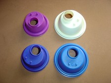 4 Tupperware Deckel für Mix Fix 500 ml und Mix Fix 250 ml wie abgebildet, Ersatz