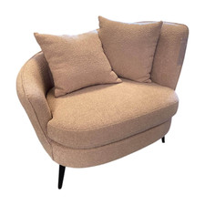 Max Winzer Sessel 47004 Stoff 24579 Bouclé 06 Rosé Fuß Buche Massiv 