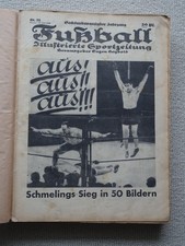 "Fussball" - Illustrierte Sportzeitung, 2. Hj. 1936 gebunden