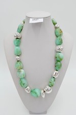 Heavy chrysoprase chain