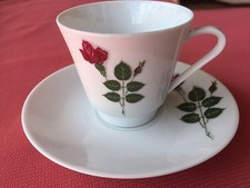 Winterling Kirchenlamitz  Kaffeetasse mit Untertasse  Rosendekor Top!