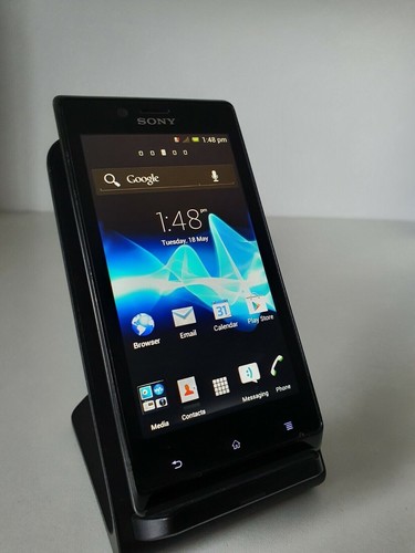 Sony xperia 4gb schwarz - j,