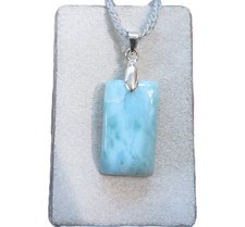Larimar Cabochon Anhänger mit beweglicher Kralle Nr. 4497