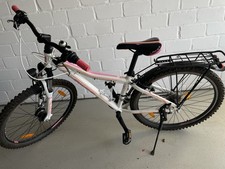 Mädchen Mountain Fahrrad 26 Zoll, Weiß Shimano 21 Gang