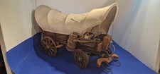 Conestoga Planwagen, Pferdekutsche im XXL Format ca. 50cm aus Holz handgefertigt