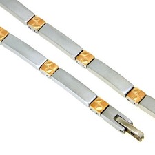 Titanarmband bicolor rosé - , 19