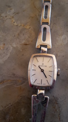Vintage damenuhr von edox - damenuhr,