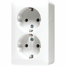 Jung Steckdose 2fach Aufputz