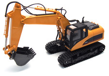 Bagger mit metallschaufel - bagger,