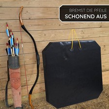 YATE Targets Bogenschießen Zielscheibe Polimix 80 x 80 x 10cm 45lbs mit Griff