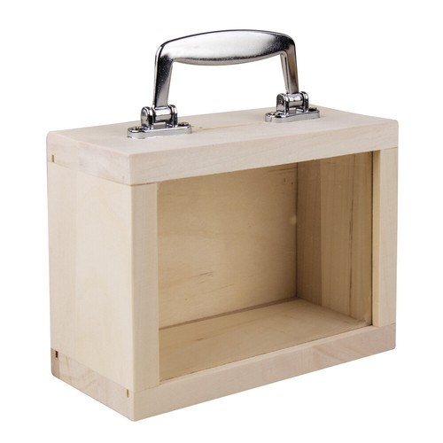 Holzkoffer mit sichtfenster - holzkoffer,