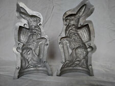 Retro Gussform Zuckerhase Hase mit Stock u.Korb Nr. 763/H:20,5  Back/Schokoform 