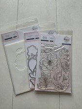 Pinkfresh Studio Stempel Schablone & Stanze Set - Magnolie UVP £45 Brandneu in Verpackung