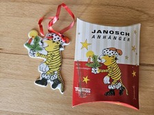 Janosch Anhänger Weihnachten Rosenthal "Weihnachtstiger" Porzellan