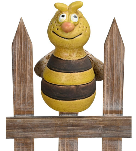 Zaunfigur biene polyresin - zaunfigur,