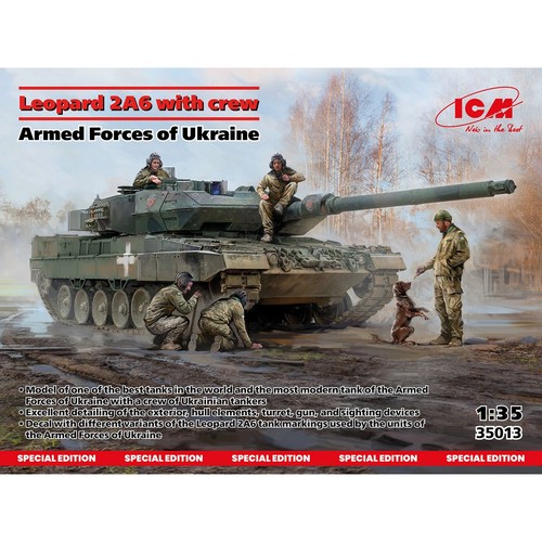 Icm 35013 leopard 2a6 with - 35013,