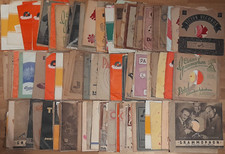 100 Hüllen COVER Schellack Schellackplatten ORIGINAL 25cm STARK GEBRAUCHT! 78rpm