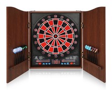 Elektronische Dartscheibe mit LED-Digitalanzeige und MDF-Gehäuse 12 Softtip Dart
