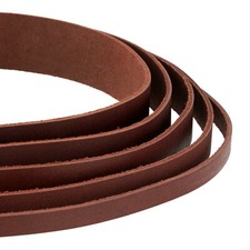 Lederband Lederriemen Lederbänder flach - 2/3/4/5/8/10/15/20/25/30/35/40 mm