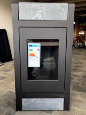 Pelletofen Haas+Sohn HSP 2.17 Selina 8kw für ca. 100m² Speckstein grau