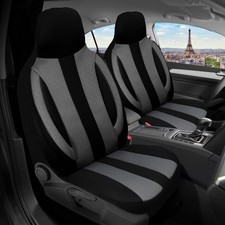 Schonbezüge Sitzbezüge für Smart fortwo 451 Bj 2007-14 in Schwarz/Grau MD501