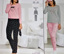 3 tlg. Damen Pyjama mit