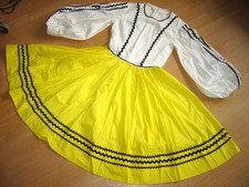 vintage Traditional KLEID für Petticoat Festival Hippie Gypsy USA Square Dance