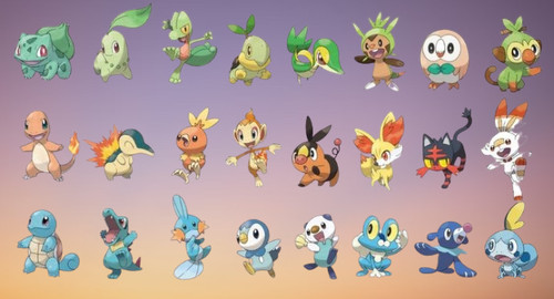Pokémon starter auswahl - pokémon,