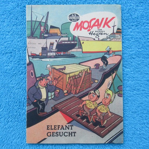Mosaik digedags elefant - digedags, "elefant
