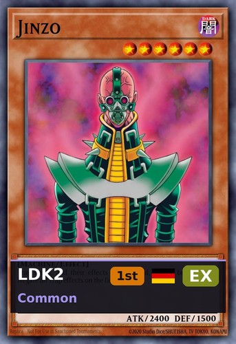Jinzo ldk2 j10 1st - jinzo, ex