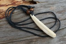 Zahn Bison Büffel Holzperlen