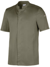 Herren Kochhemd Kochjacke 12/1382 Leiber halbarm oliv