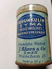 Alte medizinische Blechdose