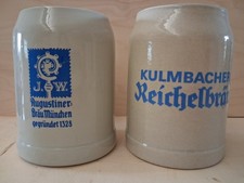 2 Stück Stein Bierkrug