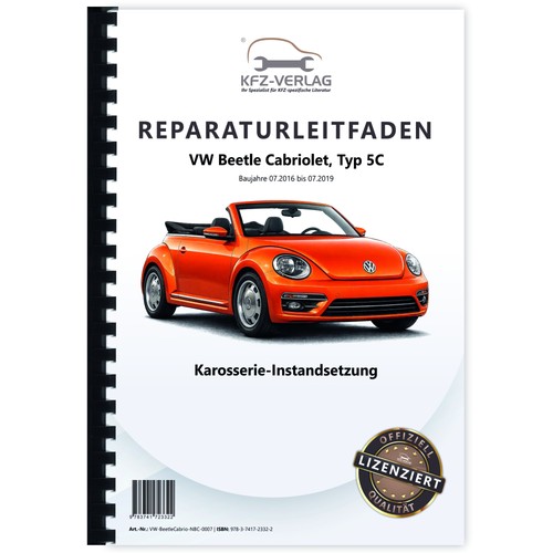 Beetle cabrio 2016 2019 - vw,